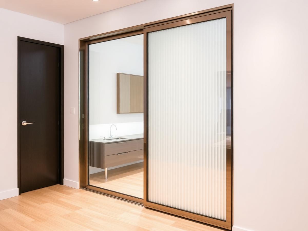 C handle — cavity pocket door