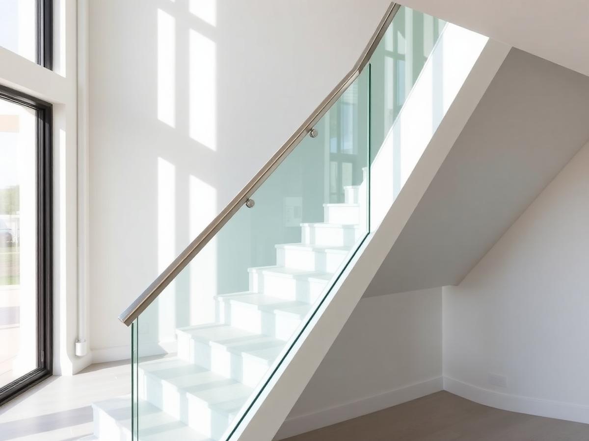 Round handle — stair railing handrail
