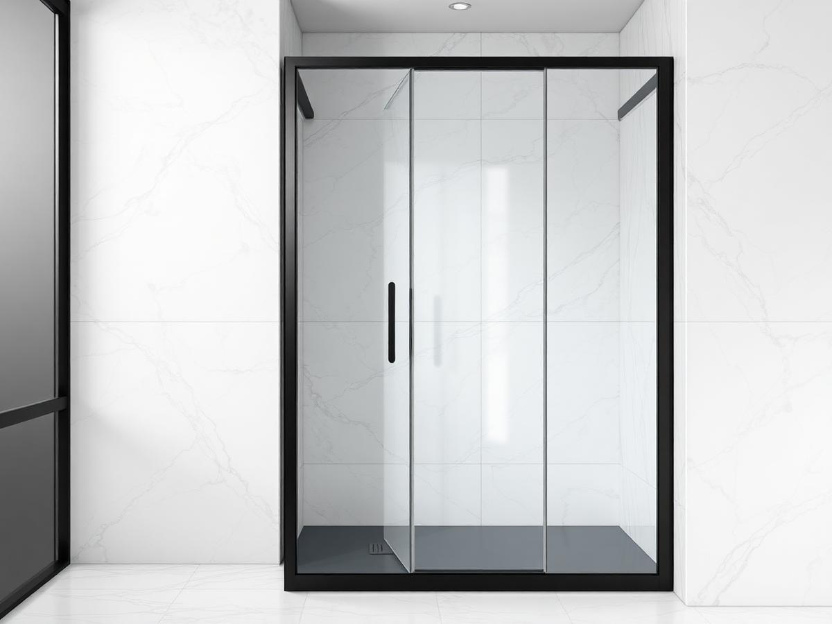 Grey tinted — shower enclosure