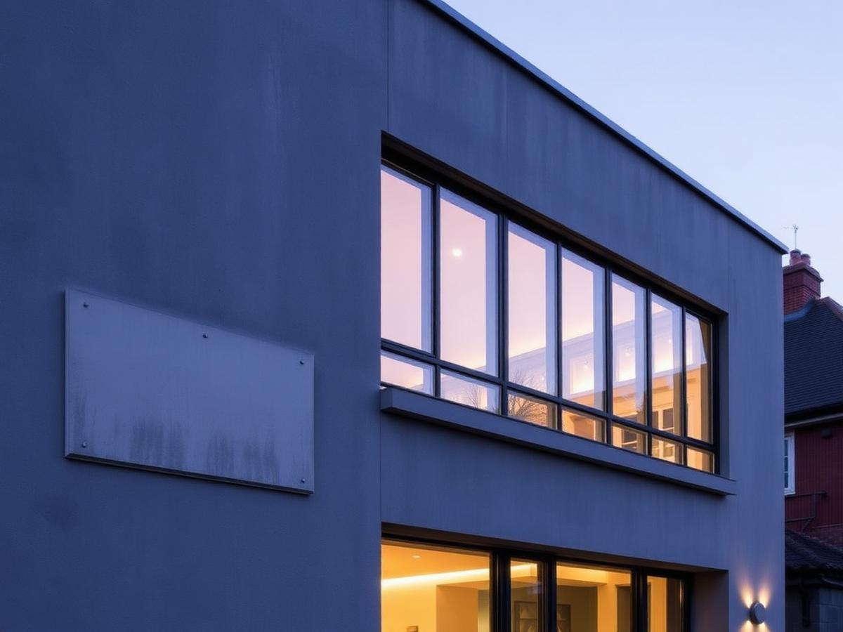 Lining profile — villa window facade